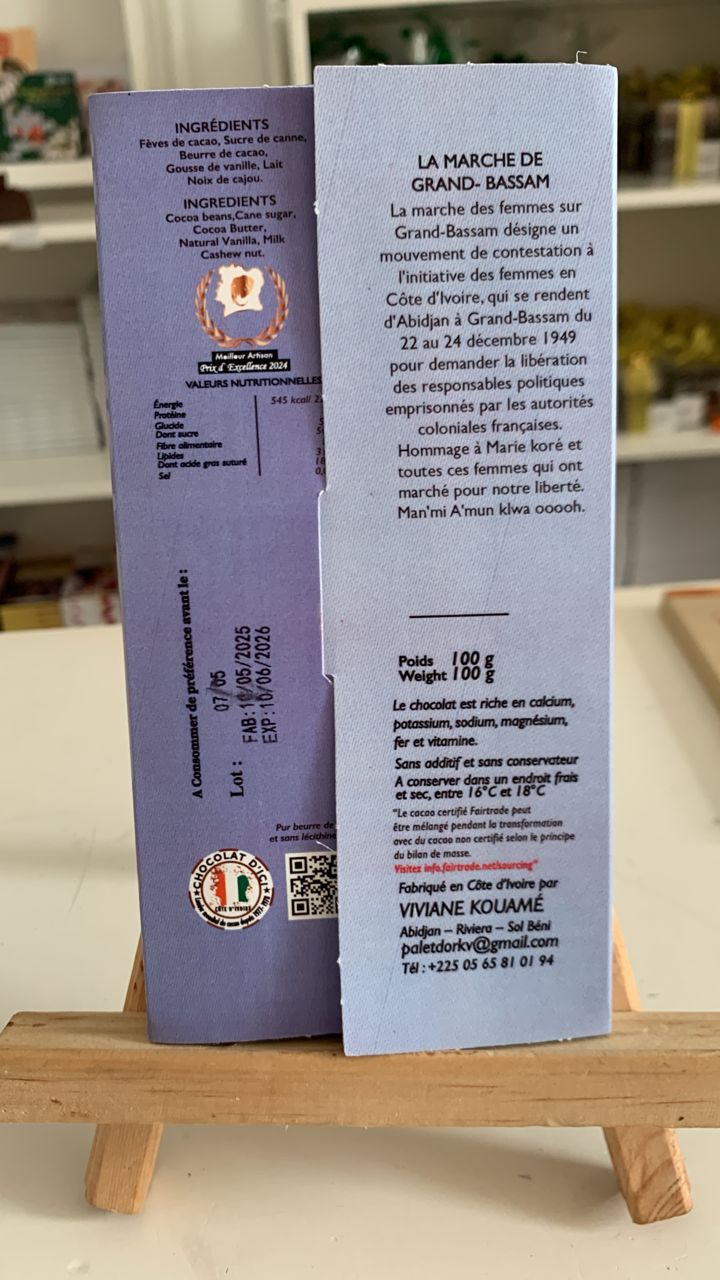 CHOCOLAT NOIR CAJOU 75% đ«