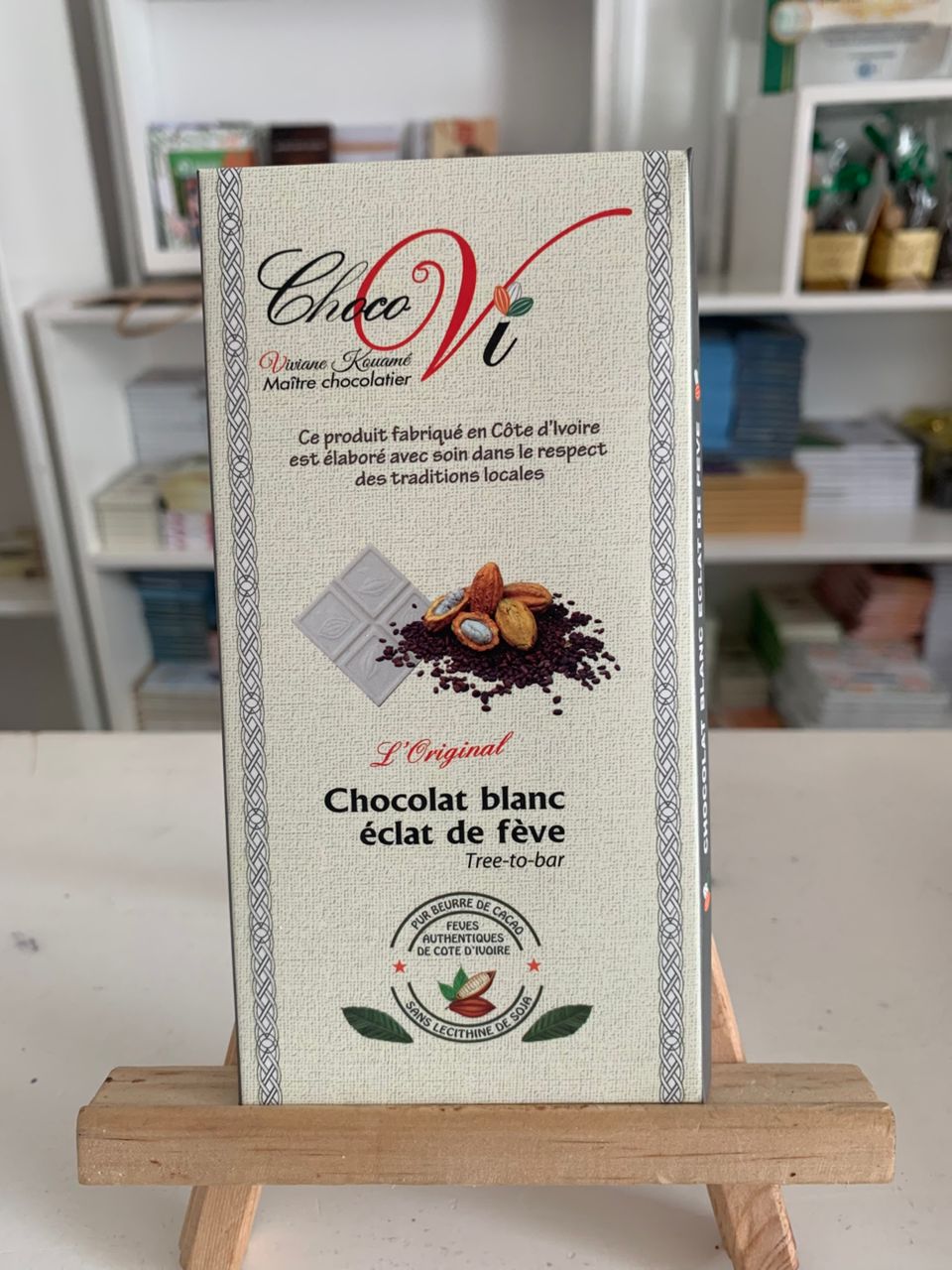 CHOCOLAT BLANC ÉCLAT DE FÈVES