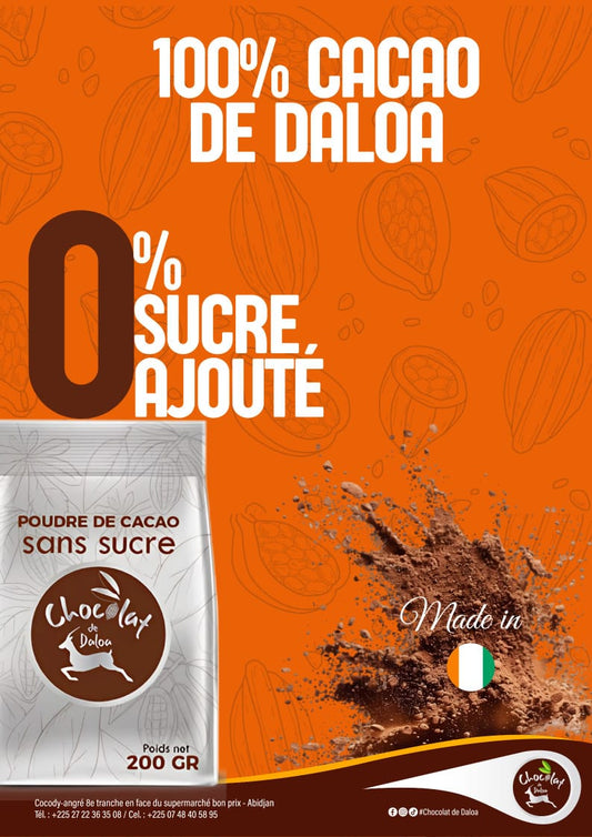 POUDRE DE CACAO 100%