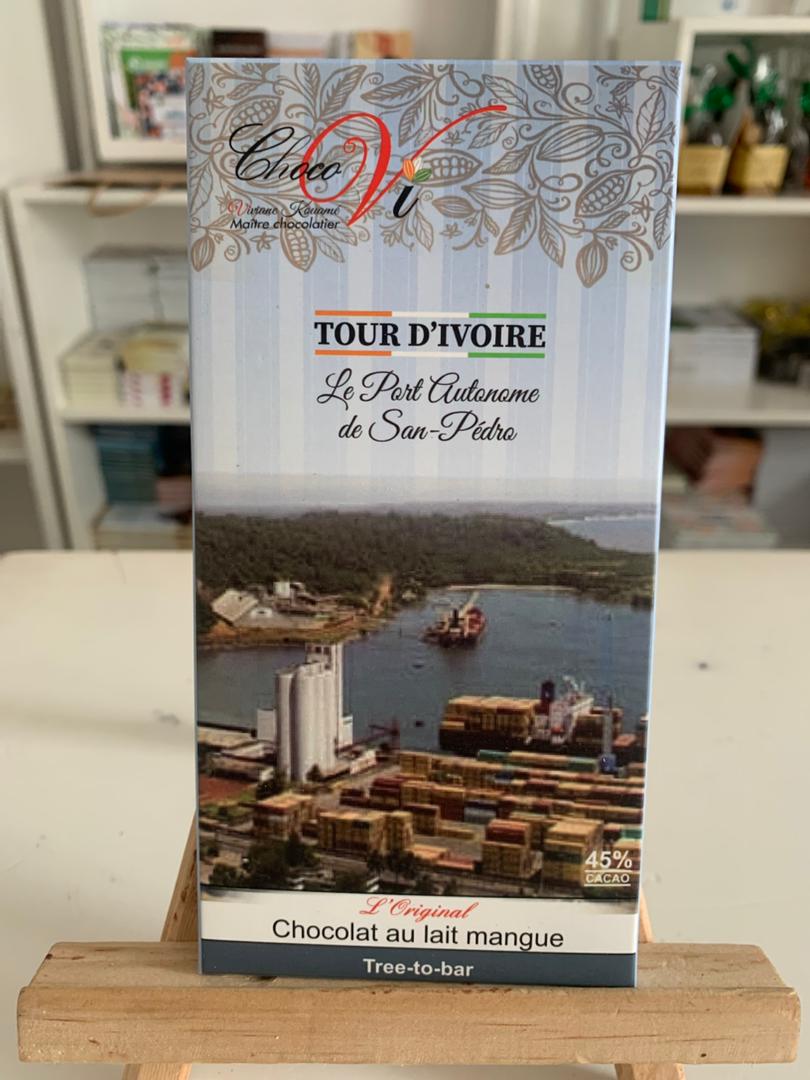 CHOCOLAT AU LAIT MANGUE  🍫🥭