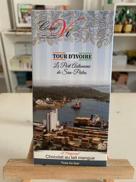 CHOCOLAT AU LAIT MANGUE  🍫🥭