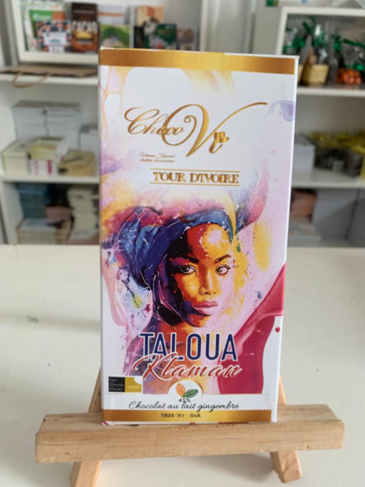TALOUA KLAMAN / CHOCOLAT AU LAIT GINGEMBRE 🍫