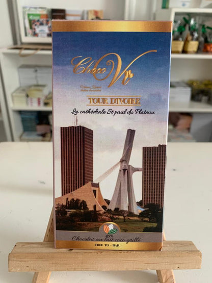 CHOCOLAT NOIR COCO GRILLÉ 75% 🍫